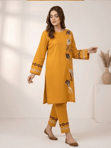 2 Piece Cotton Suit