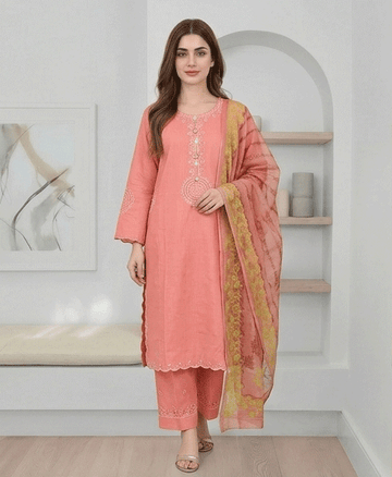 3 Piece Cotton Suit