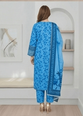 3 Piece Print Lawn Suit