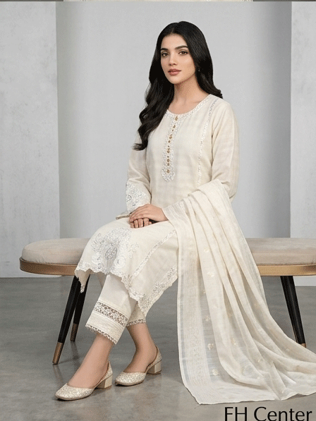 3 Piece Cotton Suit