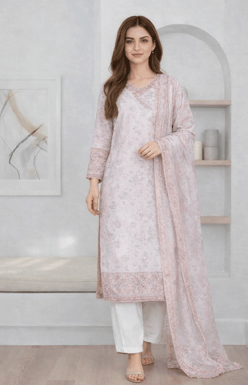 3 Piece Print Lawn Suit