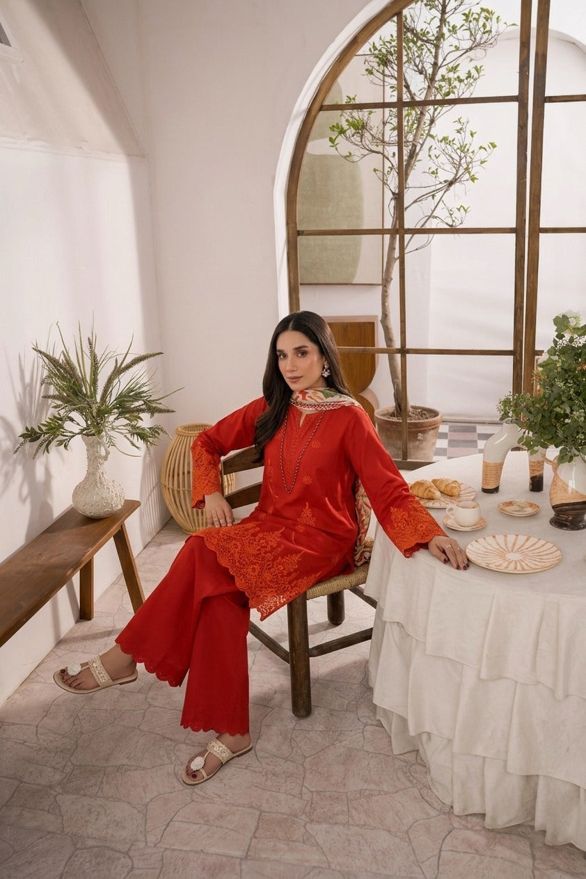 3 Piece Lawn Unstitched Suit