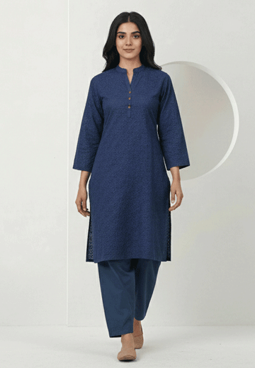 2 Piece Cotton Suit