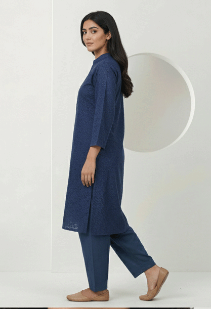 2 Piece Cotton Suit