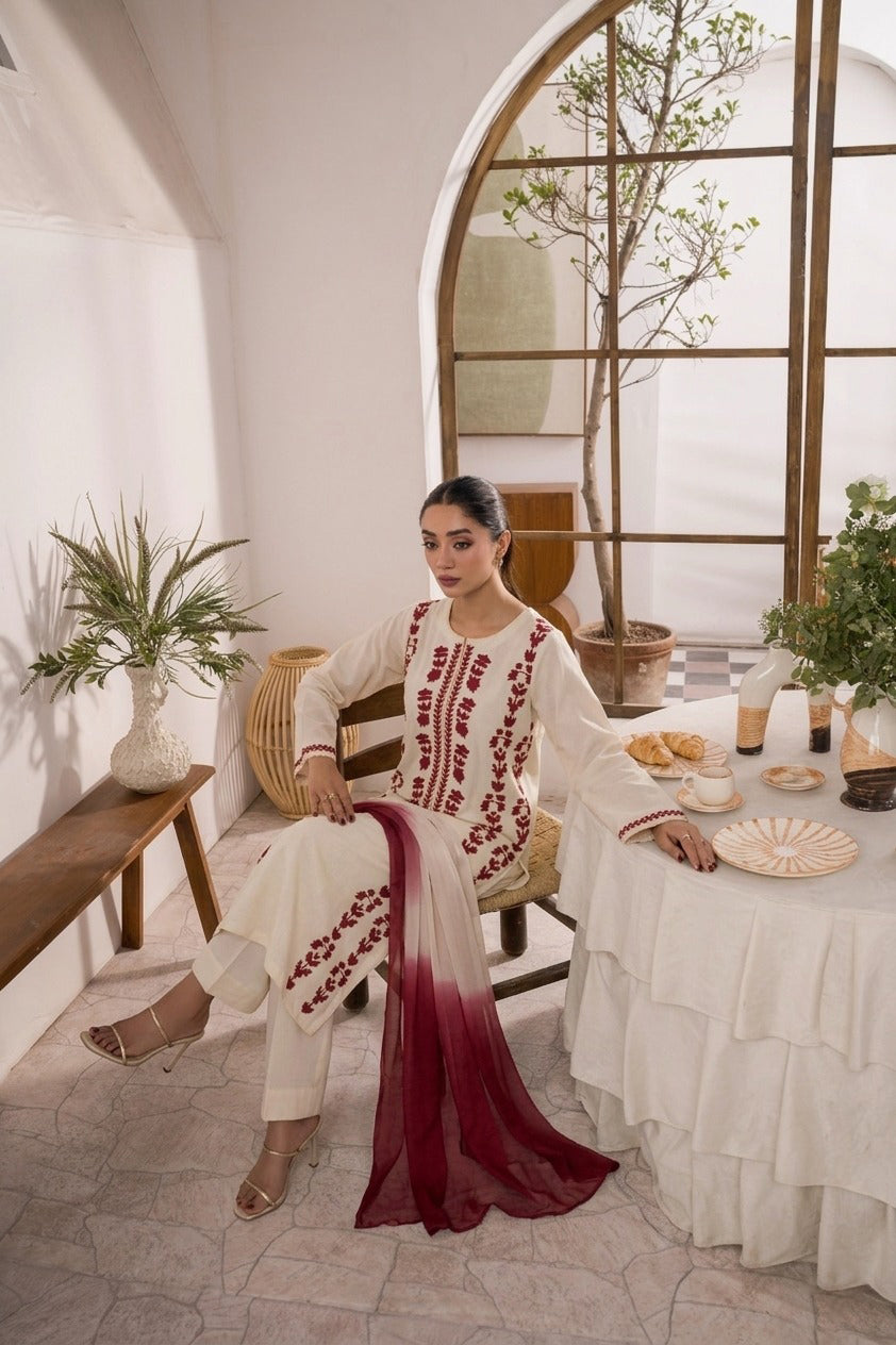 3 Piece Lawn Unstitched Suit