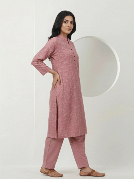 2 Piece Cotton Suit