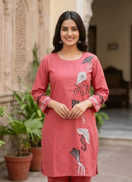 2 Piece Cotton Suit