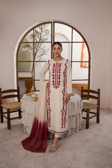 3 Piece Lawn Unstitched Suit