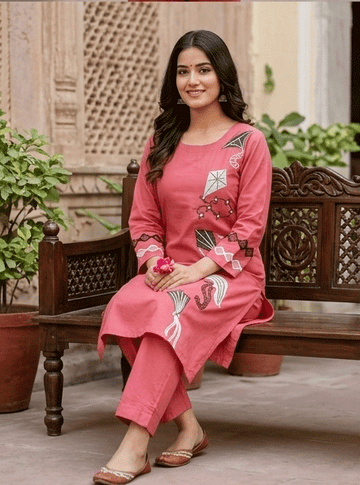 2 Piece Cotton Suit