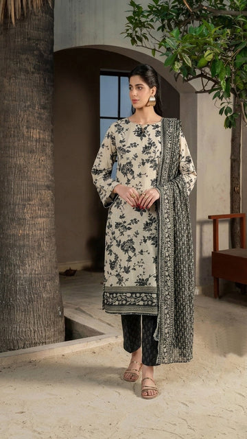3 Piece Lawn Unstitched Suit