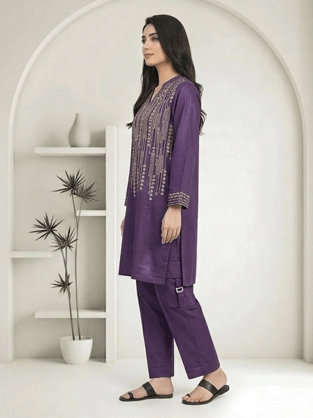 2 Piece Lawn Suit