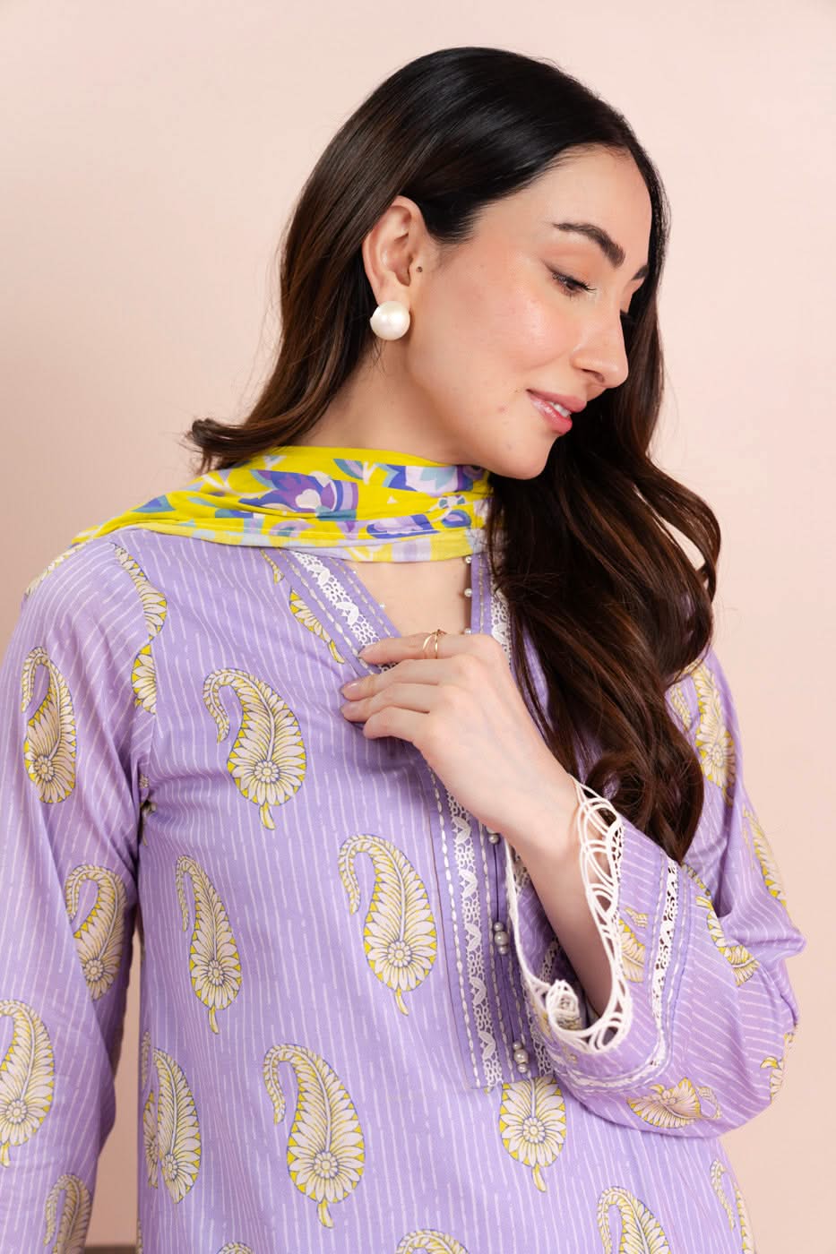 Al Karam 3Pics Lawn Unstitched Suit